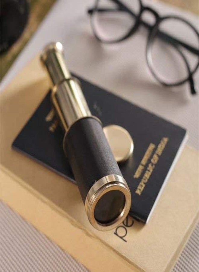 MHE Meenakshi Handicrafts Emporium- 6 inch Telescope with sheesham Wooden Box. Excellent Gifting Item - Image 3